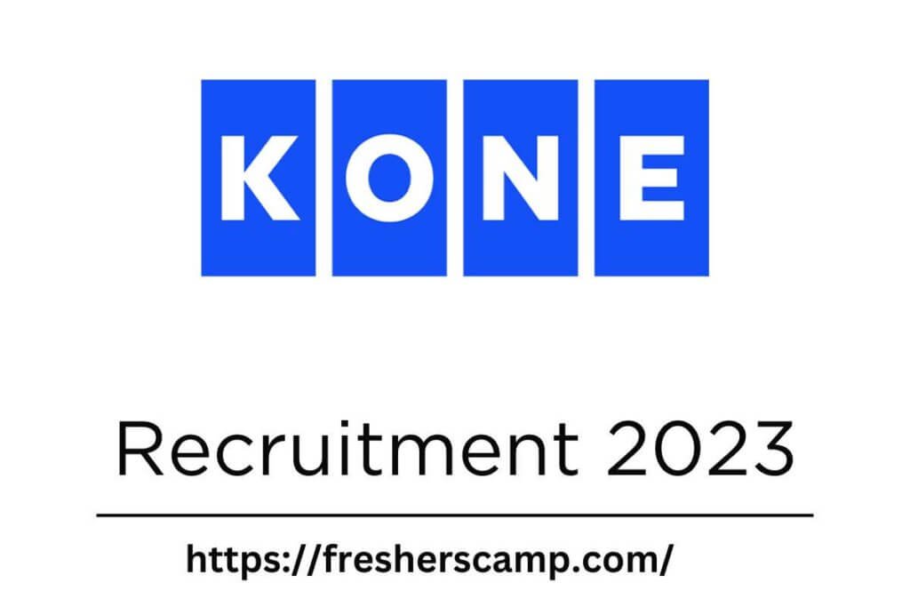 KONE Off Campus Recruitment 2023