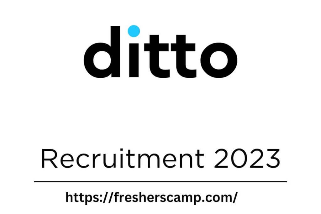 Ditto Recruitment 2023 For Insurance Advisor Work From Home