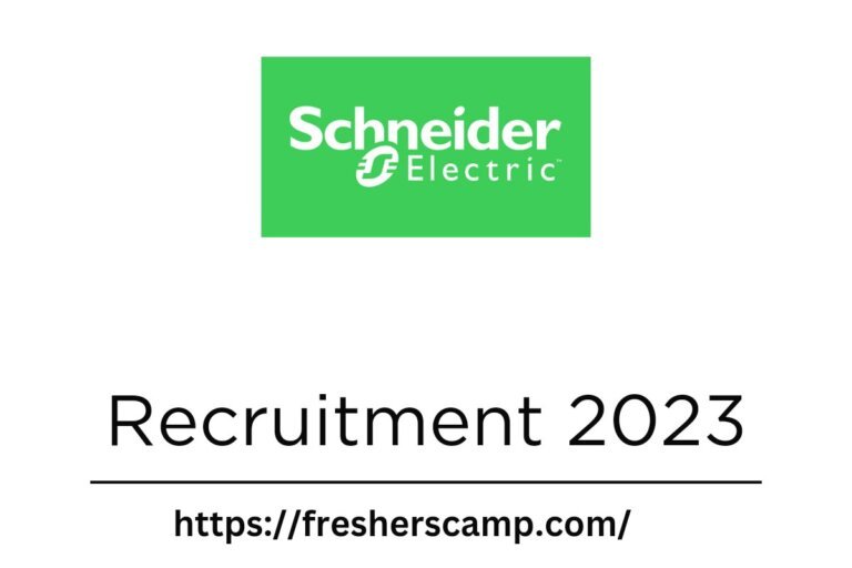Schneider Electric Hiring 2023