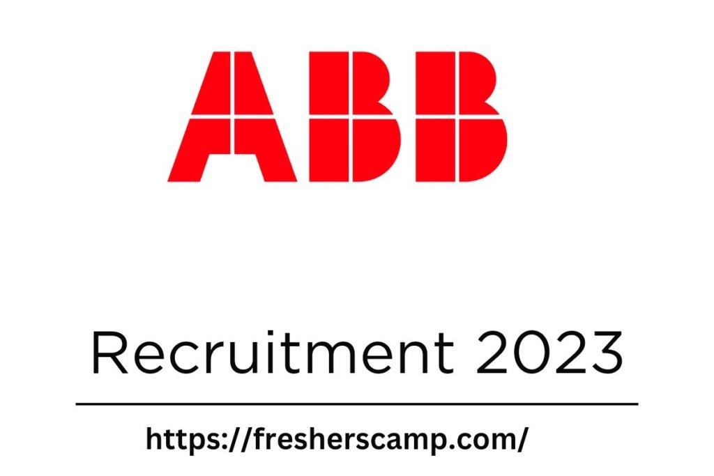 ABB  Recruitment 2023