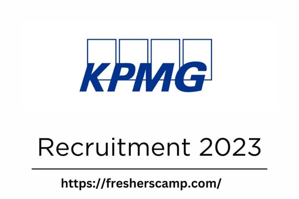 KPMG Off Campus Recruitment 2023