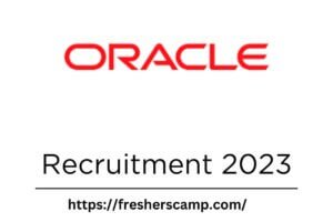Oracle Recruitment 2023