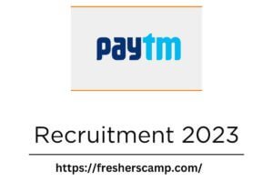 Paytm Recruitment 2023