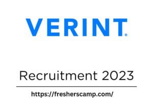 Verint Systems Hiring 2023