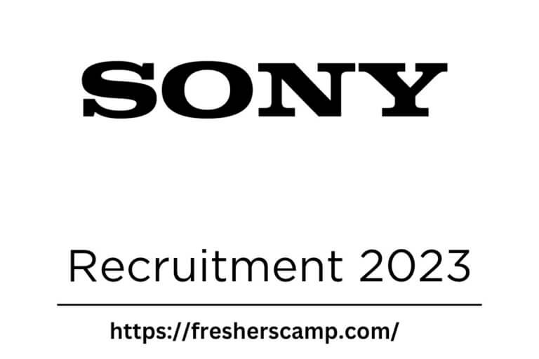 SONY Off Campus Hiring 2023 
