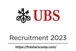   UBS Off Campus Recruitment 2023