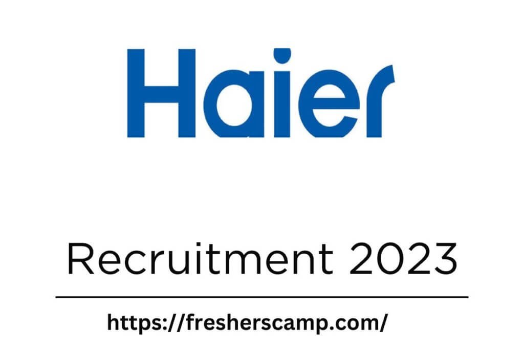 Haier Hiring 2023