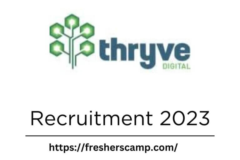 Thryve Digital Hiring 2023