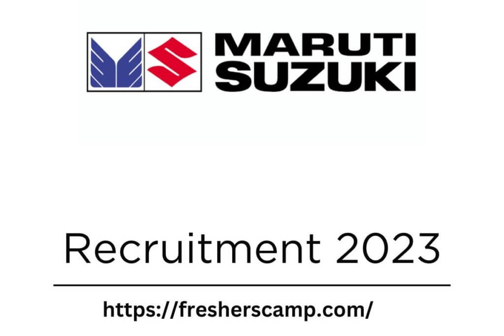 Maruti Suzuki Recruitment 2023
