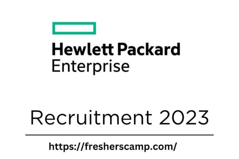 HPE Off Campus Hiring 2023