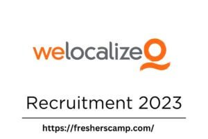 Welocalize Recruitment 2023