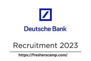 The Deutsche Bank Hiring 2023