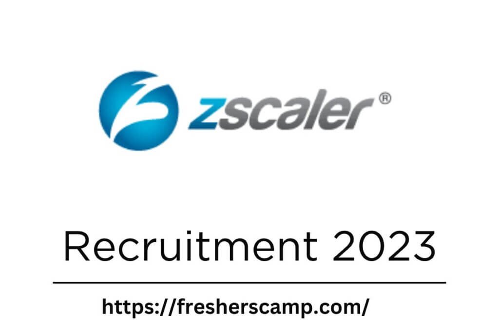 Zscaler Recruitment 2023