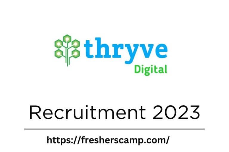 Thryve Digital Recruitment 2023