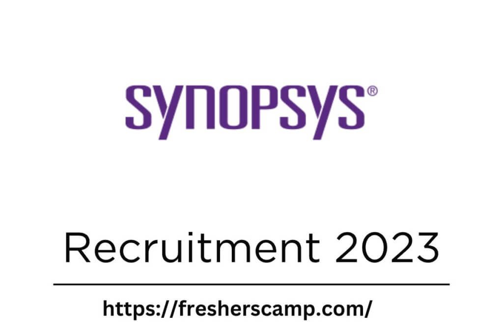 Synopsys Off Campus Hiring 2023