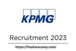 KPMG Off Campus Hiring 2023