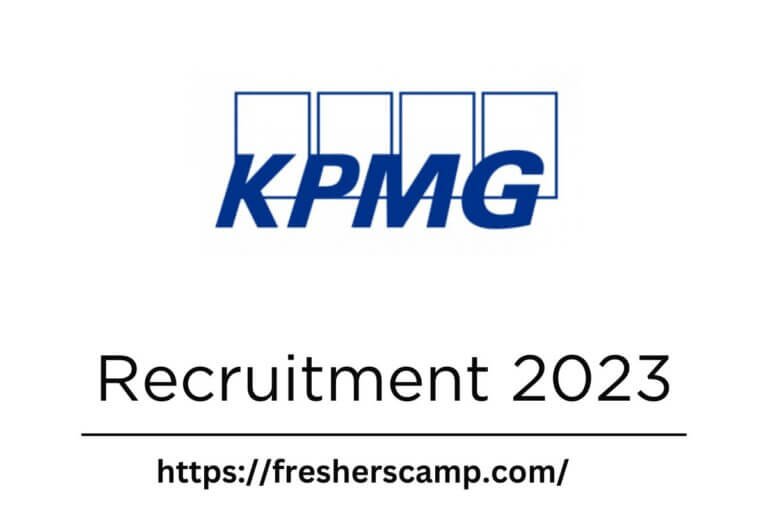 KPMG Off Campus Hiring 2023