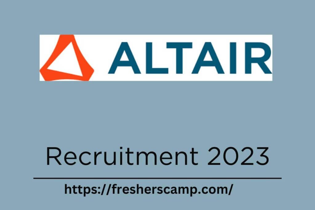 Altair Recruitment Drive 2023