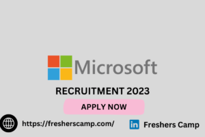 Microsoft Off Campus Freshers Recruitment 2023
