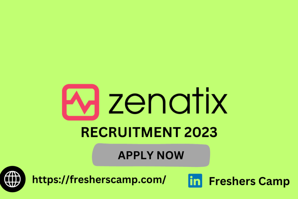 Zenatix Off Campus Recruitment 2023