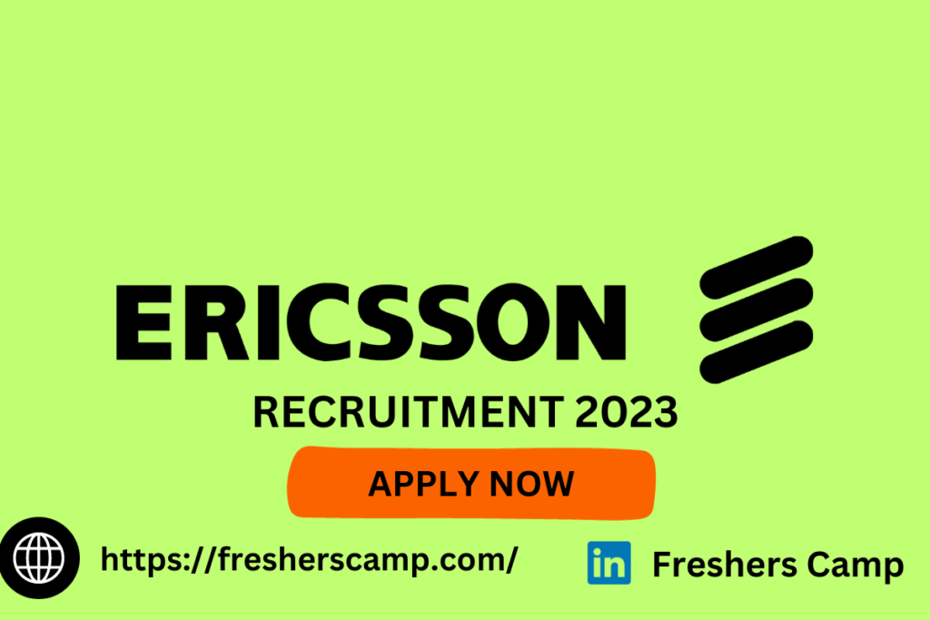 Ericsson Freshers Jobs 2023