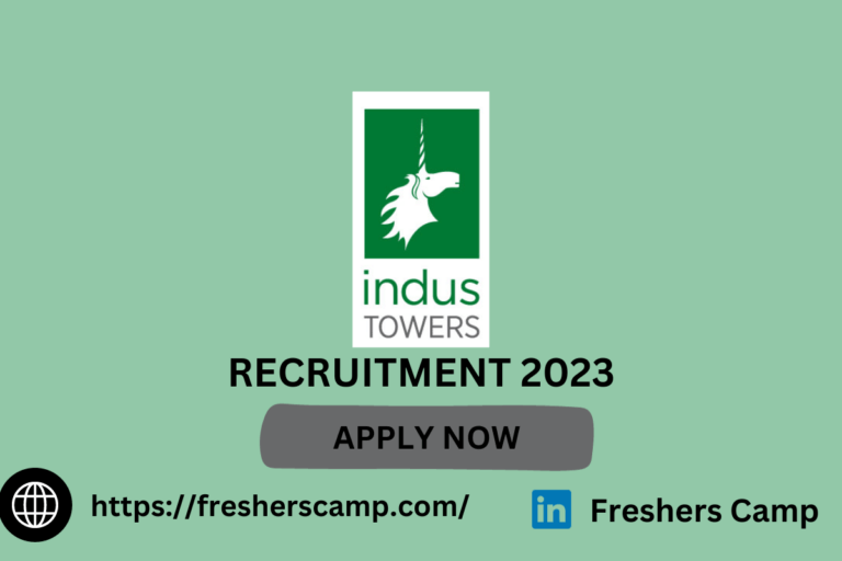 Indus Towers Off Campus Drive 2023 : Hiring for Freshers With 3-4 LPA Package | Apply Now Indus Towers Off Campus Drive 2023 : Hiring for Freshers With 3-4 LPA Package | Apply Now