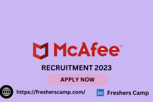 McAfee Recruitment 2023