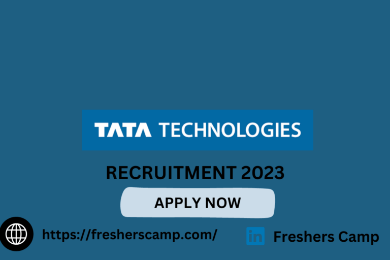 Tata Technologies Off Campus Recruitment