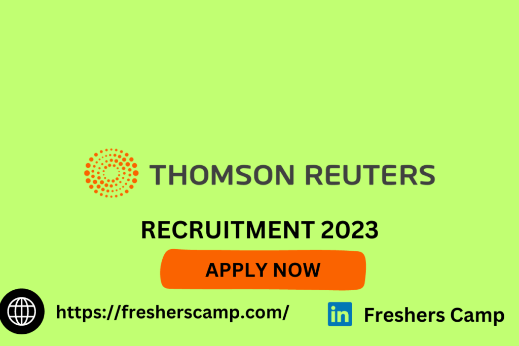 Thomson Reuters Off Campus Jobs 2023