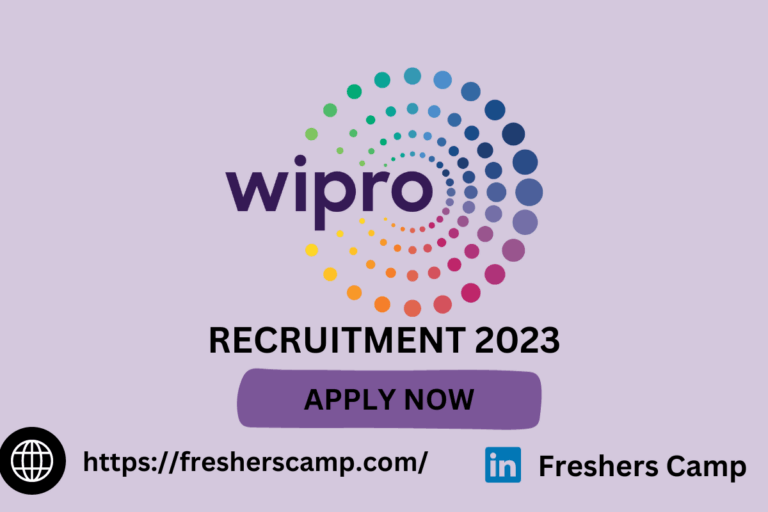 Wipro Off Campus Freshers Recruitment 2023