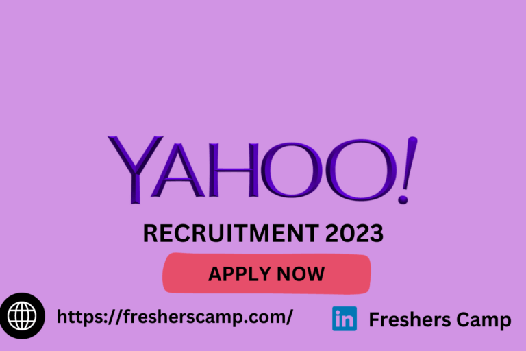 Yahoo Off Campus Hiring 2023