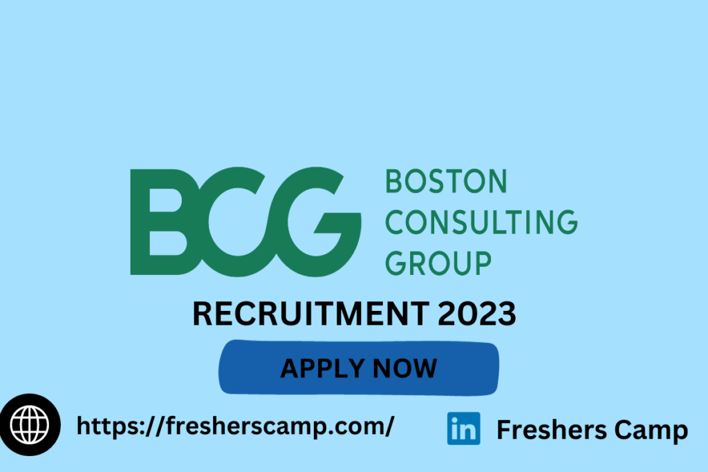 BCG Off Campus Placement 2024