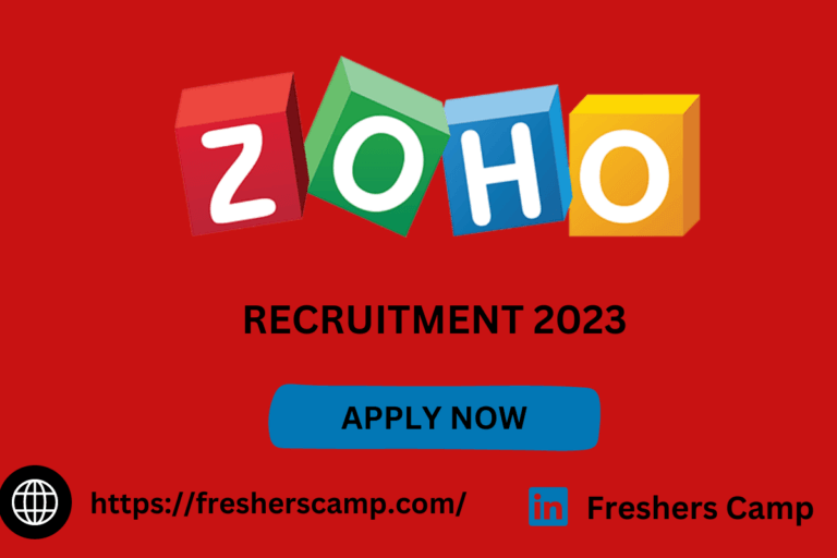 ZOHO Off Campus Drive 2023