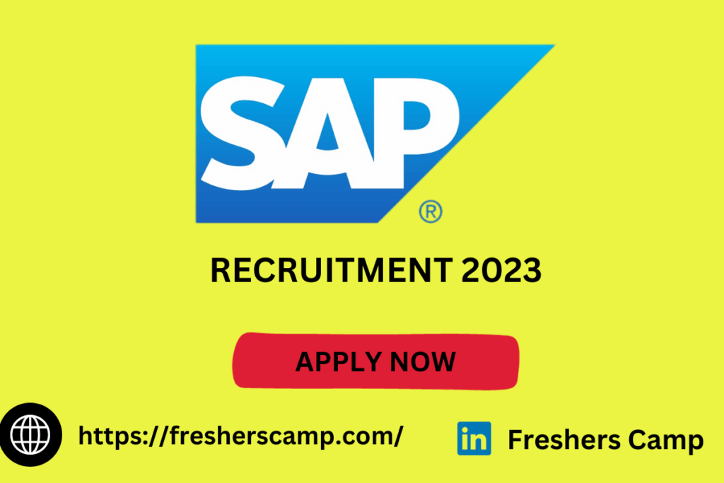 SAP Off Campus Freshers Recruitment 2024