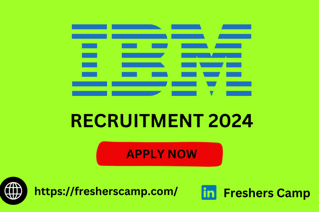 IBM Freshers Registration Drive 2024