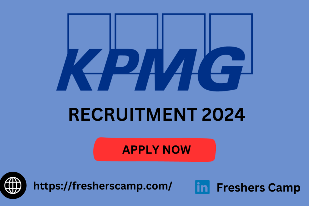 KPMG Recruitment 2024 Hiring for Freshers as Associate Consultant