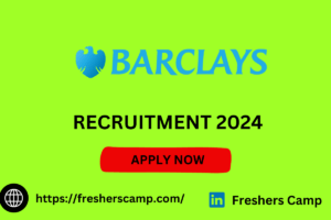 Barclays Off Campus Freshers Hiring 2024
