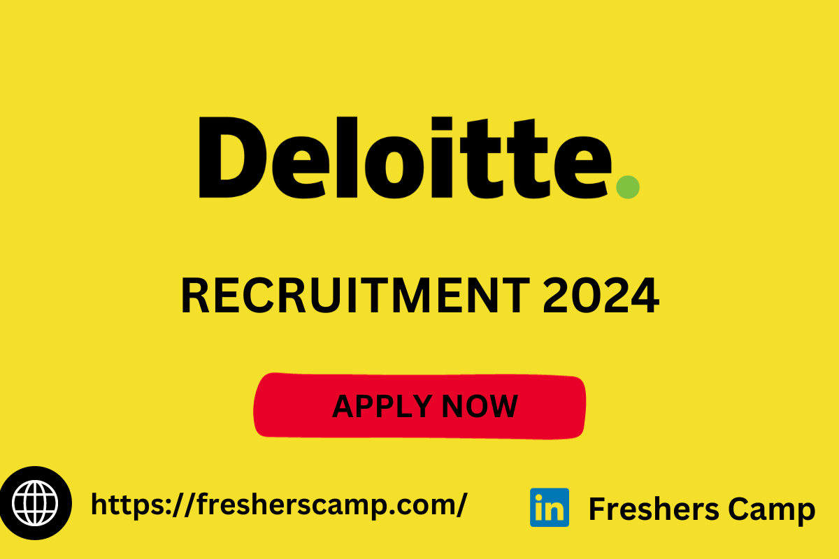 Deloitte Hiring 2024 Recruiting Freshers for Consultant Apply Now