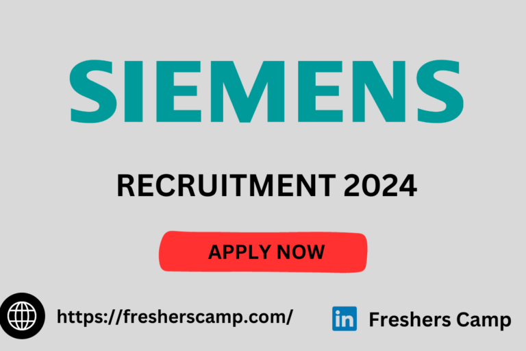 Siemens Freshers Registration Drive 2024: Recruitment for Freshers as Trainee | Apply Now Siemens Freshers Registration Drive 2024: Recruitment for Freshers as Trainee | Apply Now