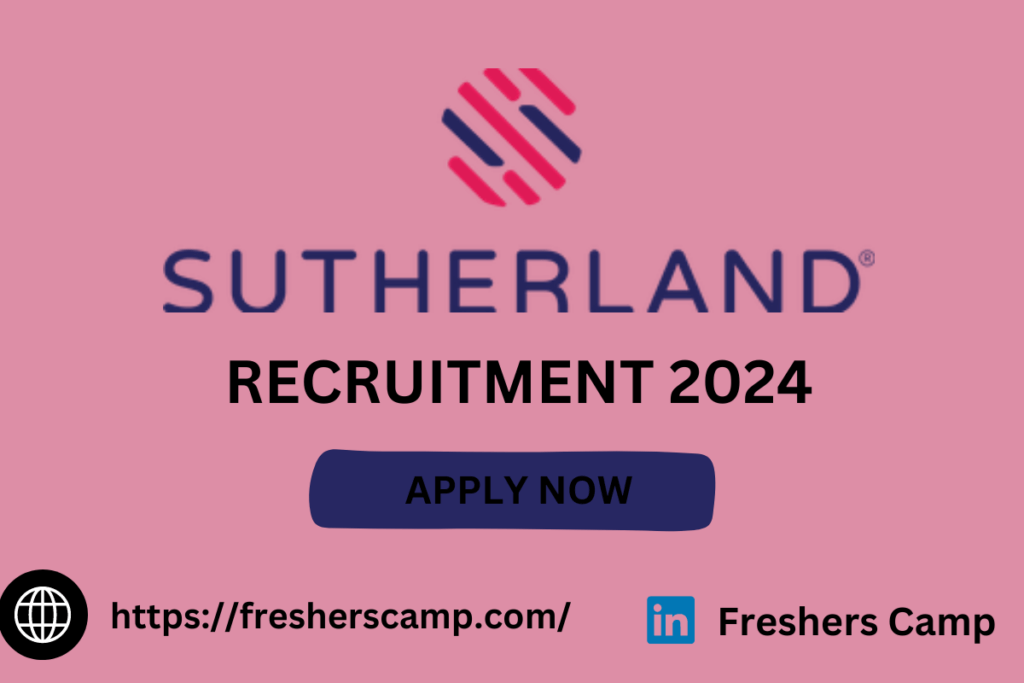 Sutherland Off Campus Freshers Jobs 2024