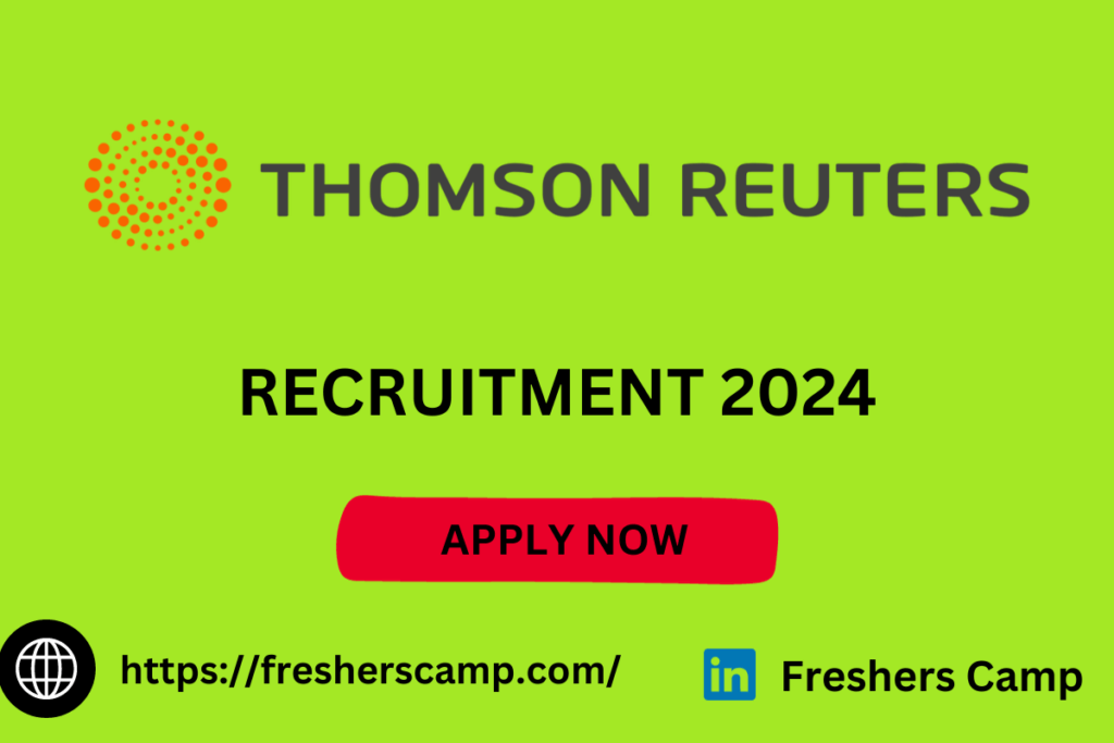 Thomson Reuters Off Campus Drive 2024 : Recruitment for Software ...