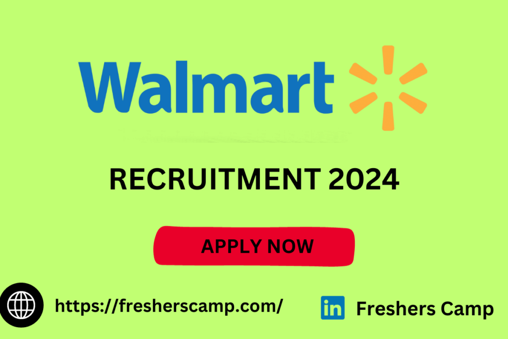 Walmart Off Campus Recruitment 2024