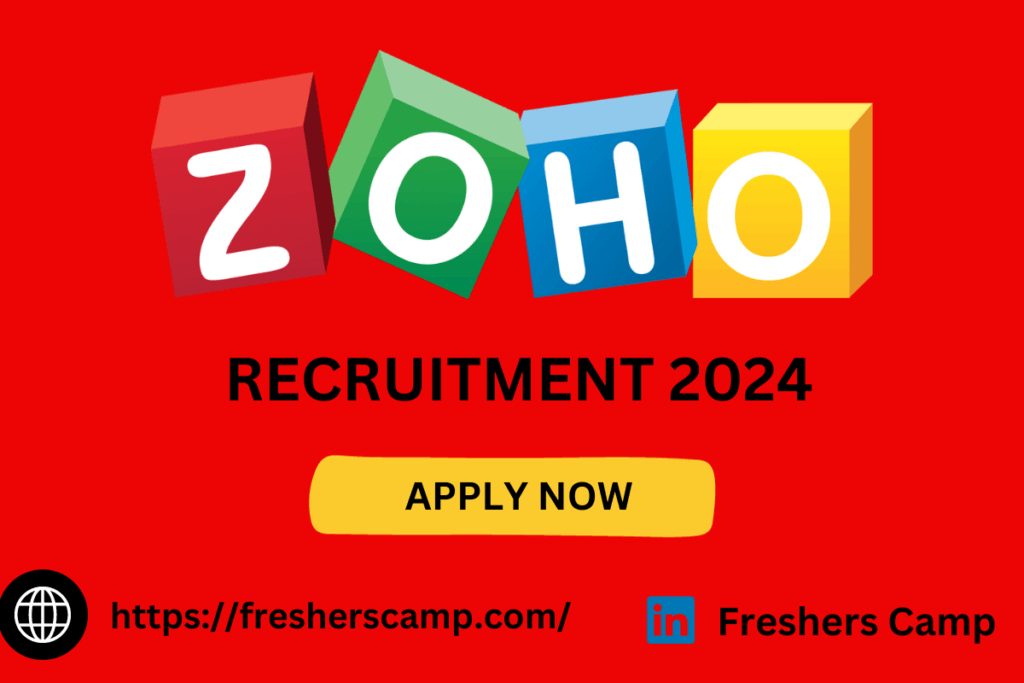 ZOHO Off Campus Freshers Jobs 2024