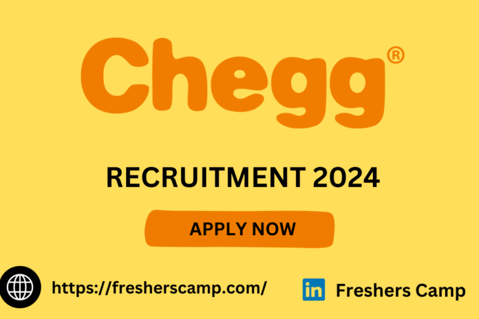 Chegg Off Campus Recruitment 2024