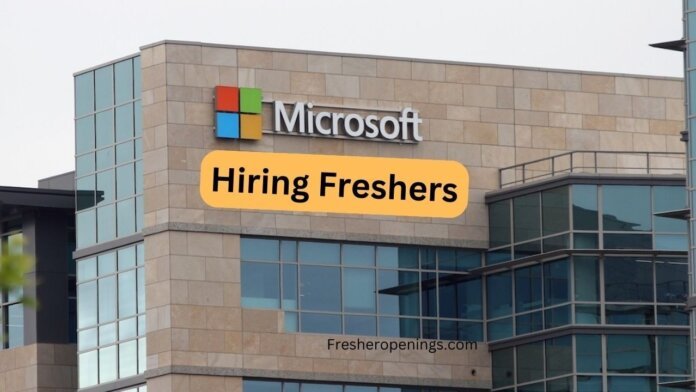 Microsoft Off Campus Recruitment 2024