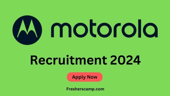 Motorola Off Campus Recruitment 2024