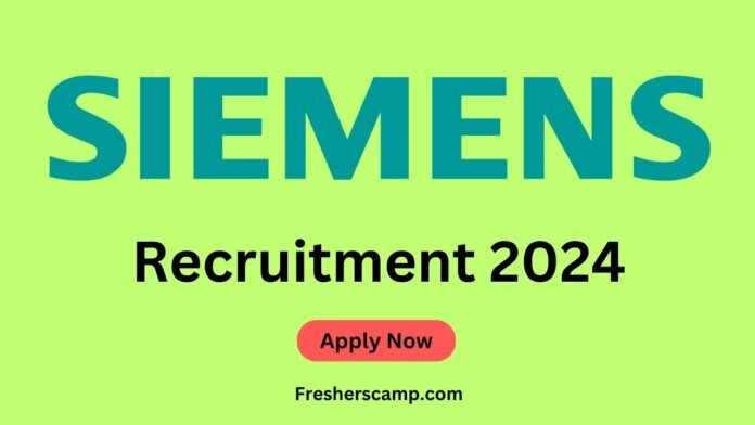 Siemens Off Campus Recruitment 2024