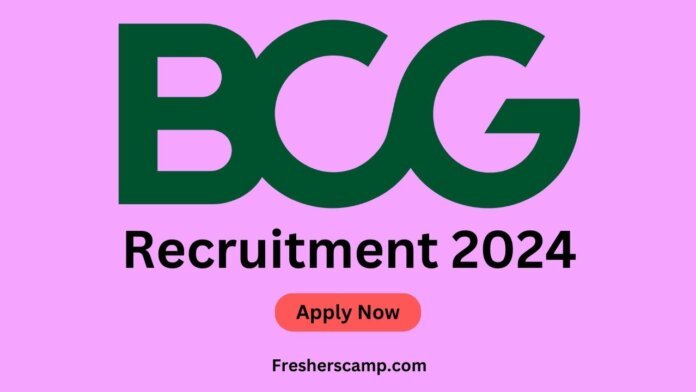 BCG Off Campus Recruitment 2024