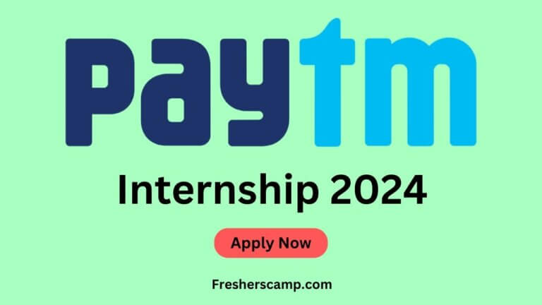 Paytm Internship 2024