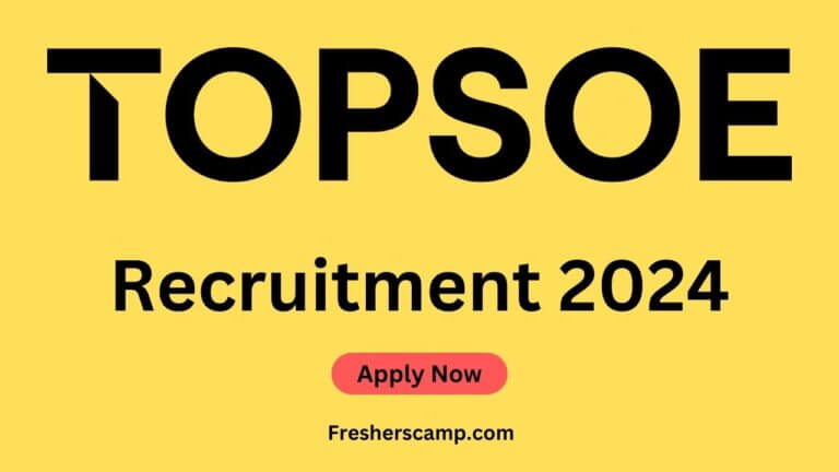Topsoe Off Campus Drive 2024 : Mass Hiring as Trainee | Apply Now Topsoe Off Campus Drive 2024 : Mass Hiring as Trainee | Apply Now